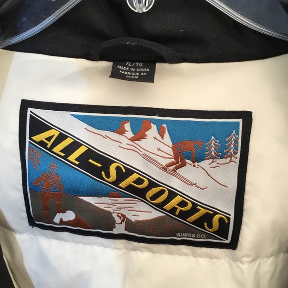 Guess All Sport winter jacket, size XL, NWOT, detachable hood, elbow pads, - Picture 2 of 5